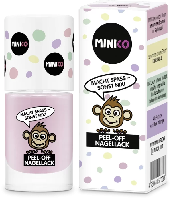 MINICO Peel-Off Nagellack 02 Rosa 1