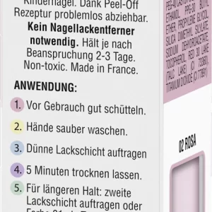 MINICO Peel-Off Nagellack 02 Rosa 20