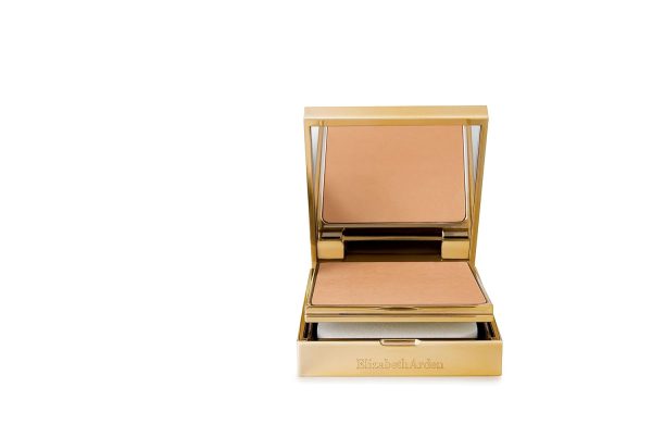 Elizabeth Arden - Flawless Finish, Creme Make-up Kompakt, mittlere bis hohe Deckkraft, mit mikronisiertem Diamantpuder, satiniertes Finish, inkl. Spiegel und Schwamm, honigfarben 2