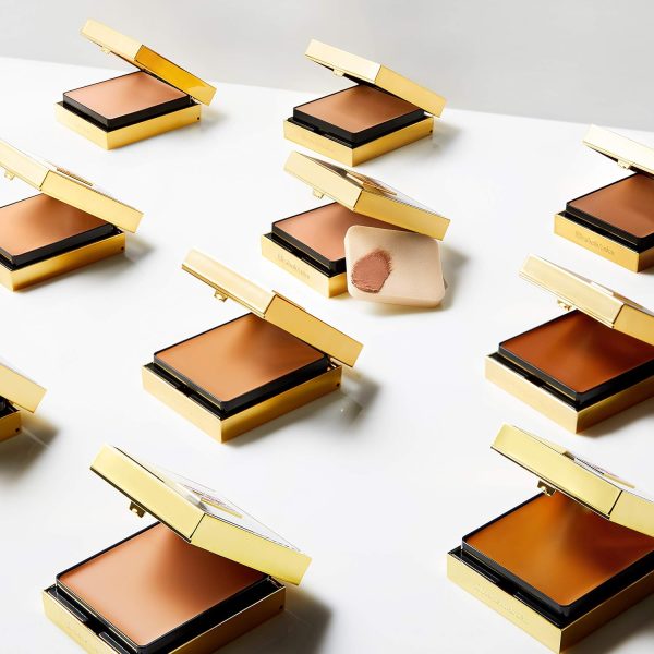 Elizabeth Arden - Flawless Finish, Creme Make-up Kompakt, mittlere bis hohe Deckkraft, mit mikronisiertem Diamantpuder, satiniertes Finish, inkl. Spiegel und Schwamm, honigfarben 4