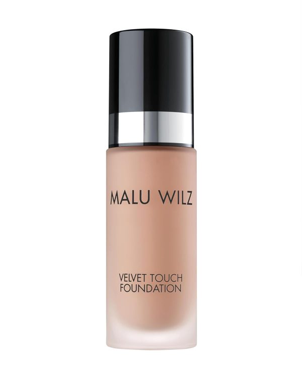 Malu Wilz Velvet Touch Foundation Sand Rose Cake 30ml I Skincare Creme Make up für makellosen Teint I Kaschiert Unebenheiten, Augenringe, Fältchen 1