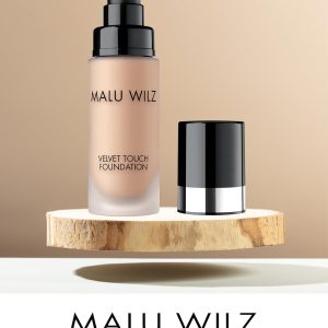 Malu Wilz Velvet Touch Foundation Sand Rose Cake 30ml I Skincare Creme Make up für makellosen Teint I Kaschiert Unebenheiten, Augenringe, Fältchen 7