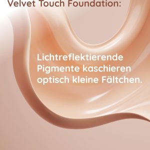 Malu Wilz Velvet Touch Foundation Sand Rose Cake 30ml I Skincare Creme Make up für makellosen Teint I Kaschiert Unebenheiten, Augenringe, Fältchen 11
