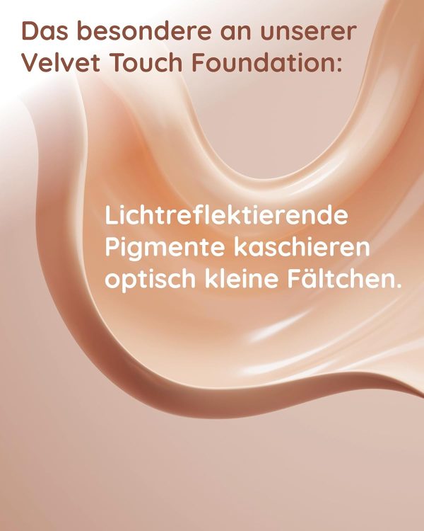 Malu Wilz Velvet Touch Foundation Sand Rose Cake 30ml I Skincare Creme Make up für makellosen Teint I Kaschiert Unebenheiten, Augenringe, Fältchen 4