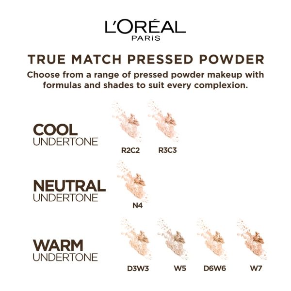 L'Oréal Paris True Match Powder, Rose Beige 9 g Number C3, Die Verpackung kann variieren 6