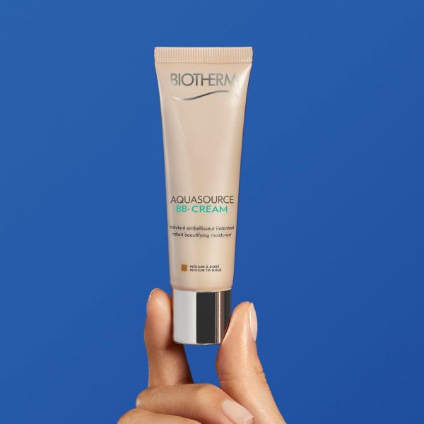 Biotherm Aquasource BB Cream Medium, getönte Tagescreme mit Life Plankton, pflegende Creme mit feuchtigkeitsspendender Wirkung und LSF15, für den optimalen Teint, 30 ml 3