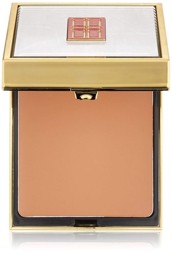 Elizabeth Arden - Flawless Finish, Creme Make-up Kompakt, mittlere bis hohe Deckkraft, mit mikronisiertem Diamantpuder, satiniertes Finish, inkl. Spiegel und Schwamm, honigfarben 1