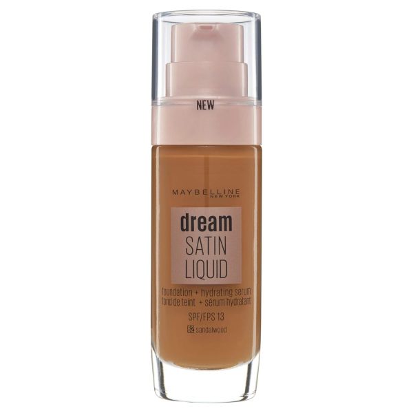 Maybelline Dream Satin Liquid Foundation - 62 Sandalwood Beige 1