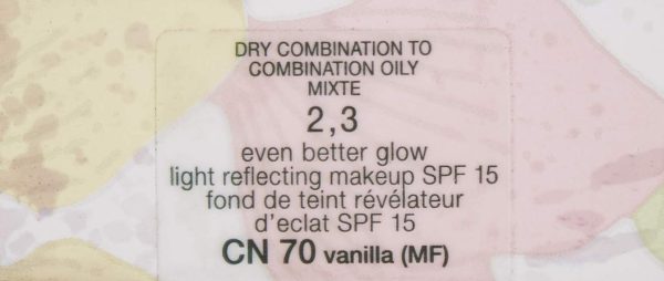 Clinique Even Better Glow Light Reflecting Makeup Spf15 Vanilla 30Ml 6