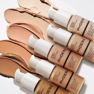 Aquapurity Phoera® Full Coverage Foundation Soft Matte Oil Control Concealer 30 ml Flawless Cream Smooth Long Lasting (103 Warm Peach) 25