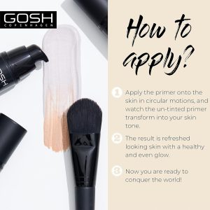 GOSH Chameleon Foundation 30ml, vegan I flüssiges, feuchtigkeitsspendendes Make-up für einen natürlichen Makeup-Look I Augenringe & Unreinheiten abdecken I auch für Allergiker geeignet I 002 Light 13