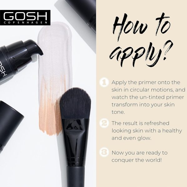 GOSH Chameleon Foundation 30ml, vegan I flüssiges, feuchtigkeitsspendendes Make-up für einen natürlichen Makeup-Look I Augenringe & Unreinheiten abdecken I auch für Allergiker geeignet I 002 Light 5