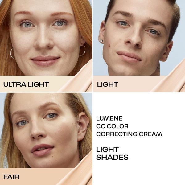LUMENE CC Cream Color Correcting Creme mit SPF 20 & Mittlerer Deckkraft Für alle Hauttypen, Vegan 30 ml Fair 6