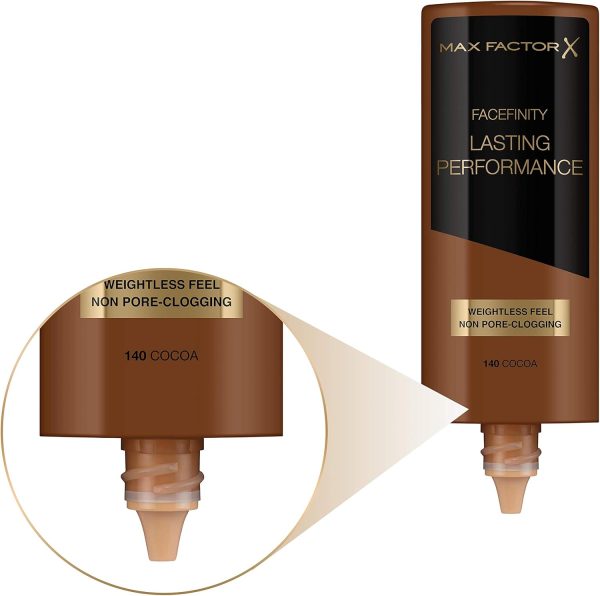 Max Factor Lasting Performance Long-Lasting Liquid Foundation - 140 Cocoa, 35 ml 5