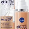 NIVEA Hyaluron Cellular Filler 3in1 Pflege Make-Up Dunkel (30 ml), feuchtigkeitsspendende Foundation mit Hyaluron, Gesichts für einen ebenmäßigeren Teint 4