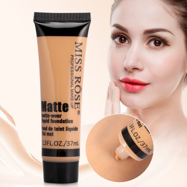 Foundation Makeup Glatte Make-up Basis,Gesicht Liquid Foundation Matte Wear Concealer Deckungscreme, Liquid Foundation Makeup(BEIGE 6) 8
