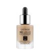 Catrice Mini HD Liquid Coverage Foundation, Make Up, Nr. 040 Warm Beige, nude, für Mischhaut, für unreine Haut, langanhaltend, mattierend, matt, vegan, ölfrei, wasserfest (10ml) 4