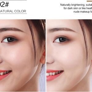 BB Creme CC Creme, Pilzkopf Luftkissen CC Creme Foundation Concealer Foundation Make Up Pilz Luftkissen, Flüssige Grundierung, Feuchtigkeitsspendende Concealer Für Alle Haut Make-up 3
