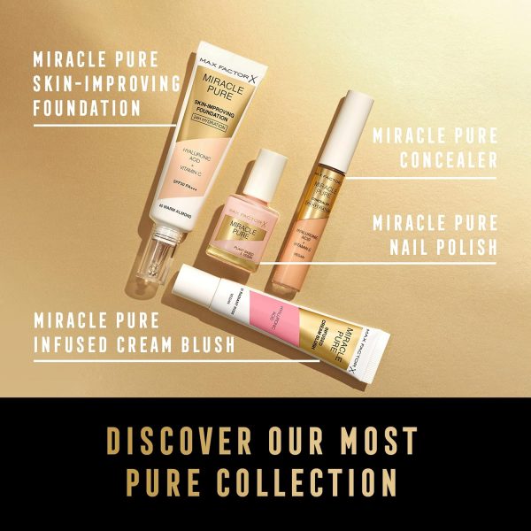 Max Factor Miracle Pure Skin,mproving Foundation, Fb. 75 Golden, hautverbesserndes Make-Up mit LSF 30, 30 ml 8