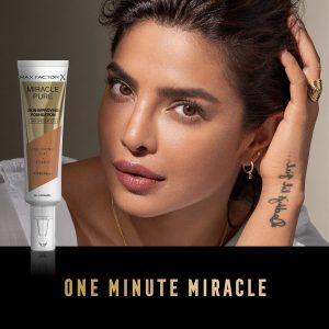 Max Factor Miracle Pure Skin Improving Foundation, Fb. 85 Caramel, hautverbesserndes Make-Up mit LSF 30, 30 ml 16