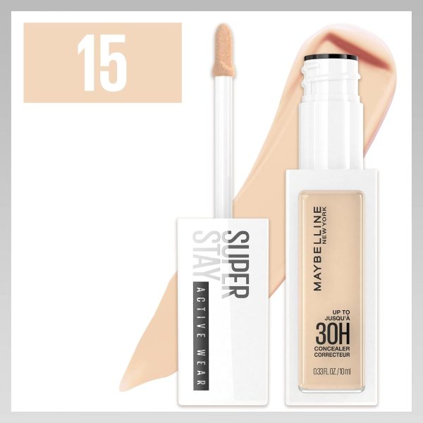Maybelline New York Super Stay Active Wear Concealer Nr. 15 Light, 10ml 2