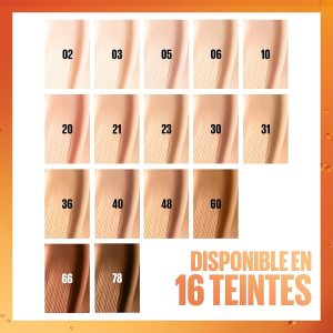 Maybelline New York Foundation, Langanhaltendes Make-Up mit Vitamin C, Vegane Formel, Super Stay Skin Tint, Nr. 6 16