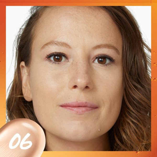 Maybelline New York Foundation, Langanhaltendes Make-Up mit Vitamin C, Vegane Formel, Super Stay Skin Tint, Nr. 6 7