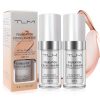 2pcs TLM Farbwechselnde Foundation, Makelloses Make-up für die Farbwechselnde Grundierung, Langlebig Feuchtigkeitsspendende natürlich Flüssige Make up Basis Nude Concealer 22
