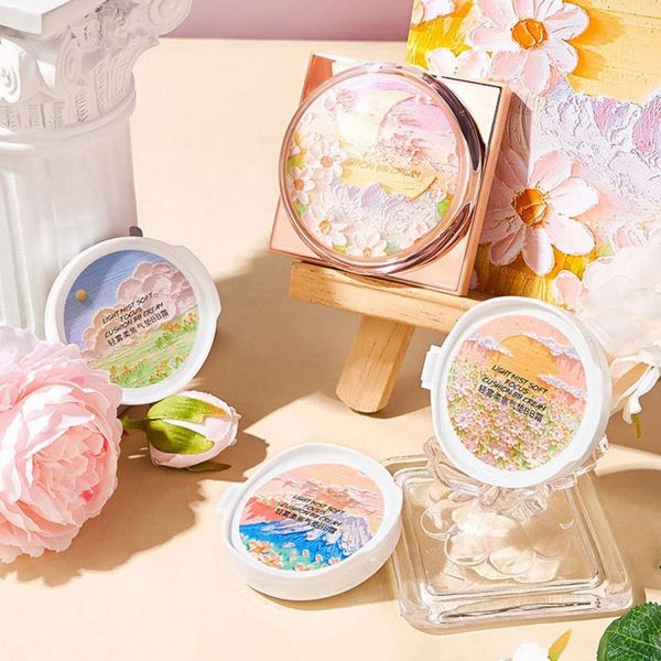 BB Cream Anhaltendes Nude Make up Aloe Vera Leichte Foundation Klassik Hell Concealer Luftkissen BB Creme 4