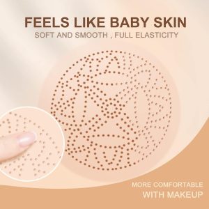 Air Cushion Foundation CC Creme Feuchtigkeitsspendender Concealer BB Creme Pilzkopf Luftkissen Flüssige Grundierung Creme Foundation für Makelloses Make up (Natürlich) 16