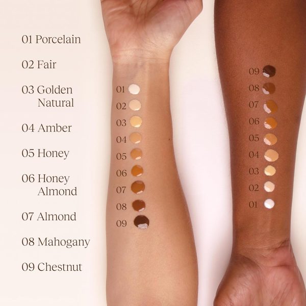 Wonder Foundation Serum - Make Up sanfte Deckkraft | Alle Hauttyp | Mit Hyaluronsäure + Squalan | Getöntes Gesichtsserum langanhaltender Glow | Plants Are Purple (Golden Natural, 1x 30ml) 6