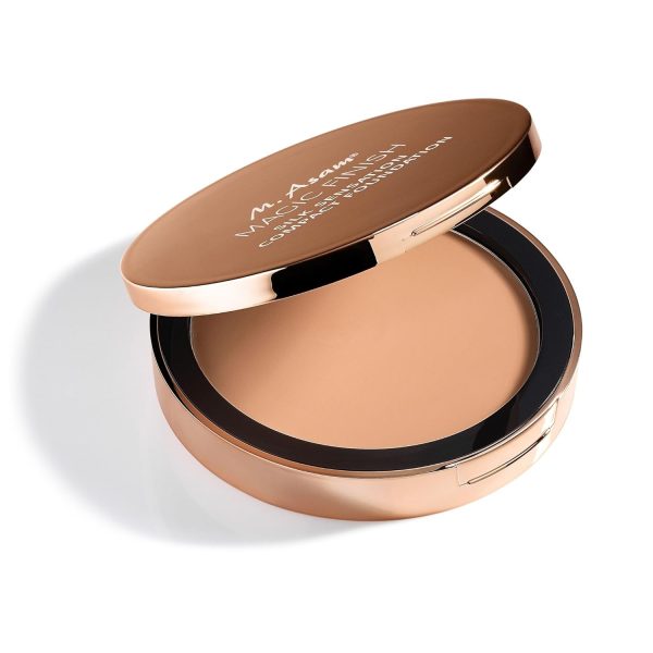 M.Asam MAGIC FINISH Silk Sensation Compact Foundation Soft Ivory (12g), 4-in-1 Kompakt-Foundation, Hyaluron, Silk-Touch Cremetextur, Weichzeichnereffekt & Pflege in Einem, Deckkraft ohne Maskeneffekt 4