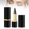 Matte Schnell Trocknender Eyeliner, 2024 Neuestes 2 Stück Wischfester Schwarzer Eyeliner Stift Gel, Wasserfester Lidschatten für Ein Alltägliches Lang Anhaltendes Augen Make up (Schwarz) 20