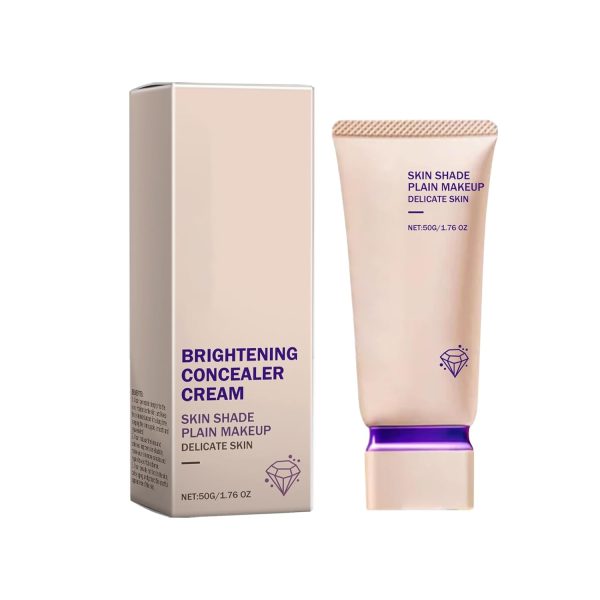 Farbwechselnde Foundation Für Reife Haut, Feuchtigkeitsspendende leichte Langanhaltende Foundation, Concealer-Grundlage, Base Nude Face Moisturizing Liquid Cover Concealer 1