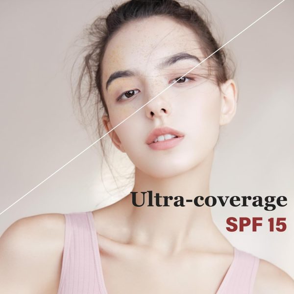 Foundation Color Changing für alternde Haut, Farbwechsel-Grundierung Warm Skin Moisturising Concealer, Liquid Primer, Sonnenschutz, Nude Concealer, Universal Shade für alle Hauttypen 30 mL 2