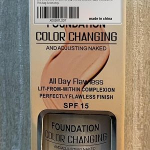 Foundation Color Changing für alternde Haut, Farbwechsel-Grundierung Warm Skin Moisturising Concealer, Liquid Primer, Sonnenschutz, Nude Concealer, Universal Shade für alle Hauttypen 30 mL 21