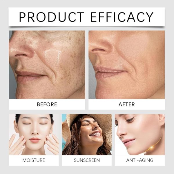 Color Changing Foundation, Natural Color Magic Skin Changing Liquid Foundation, Long lasting Lightweight Face Primer Base | Skin Foundation For Women Girlfriend All Skin 5